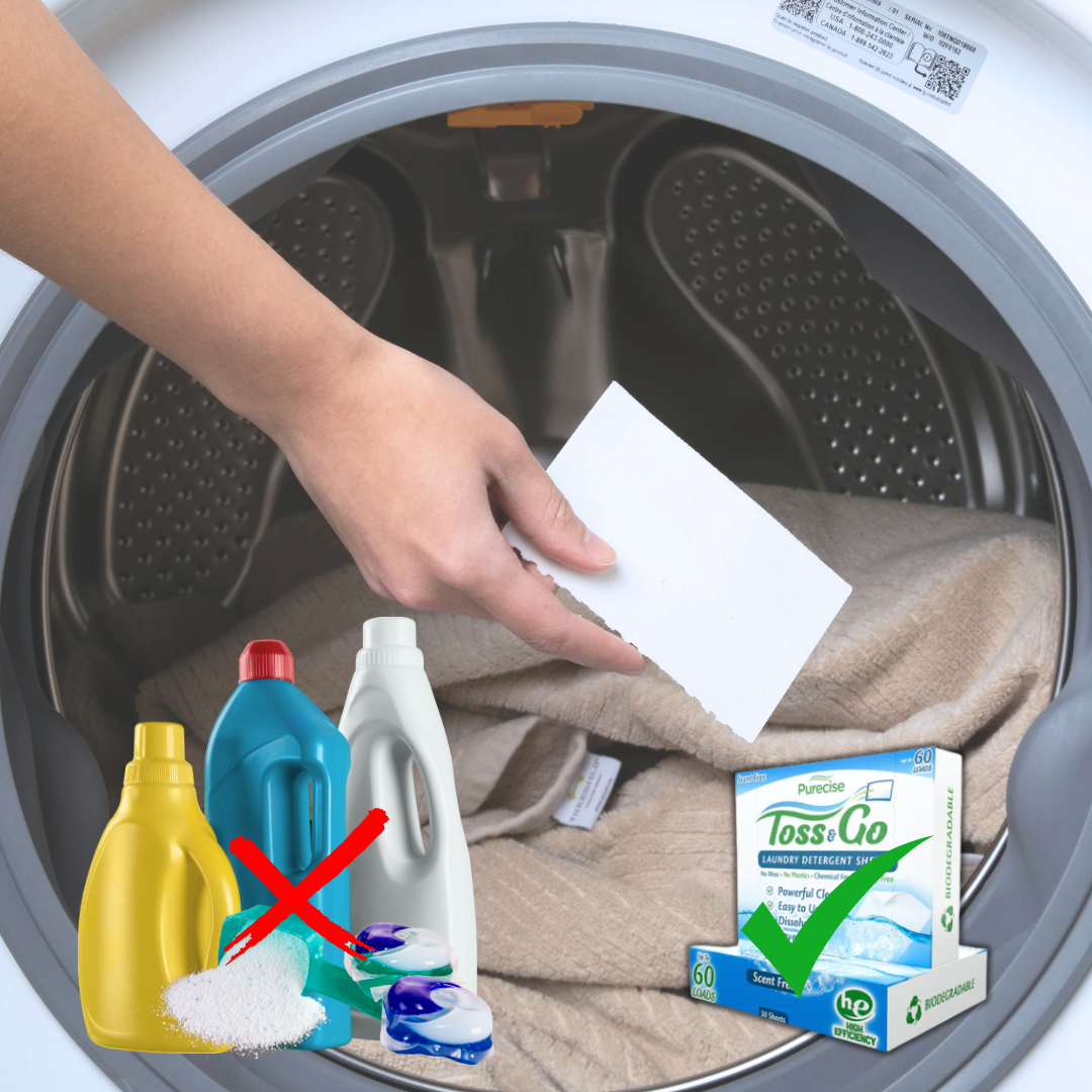 Laundry Detergent Sheets: More convenience, less mess.