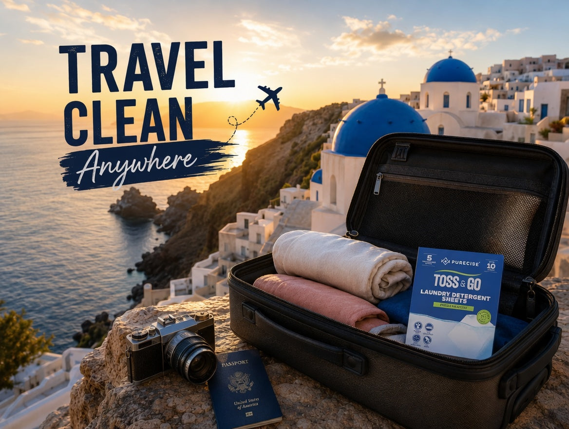 Best Travel Laundry Detergent for Carry-On Packing - Purecise