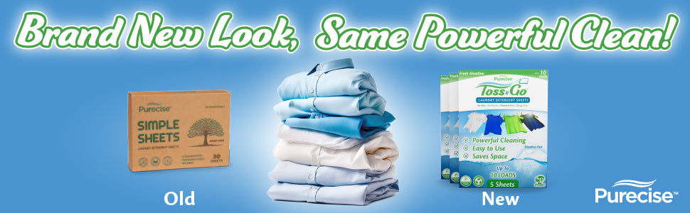 Toss & Go Laundry Sheets Same Power New Look