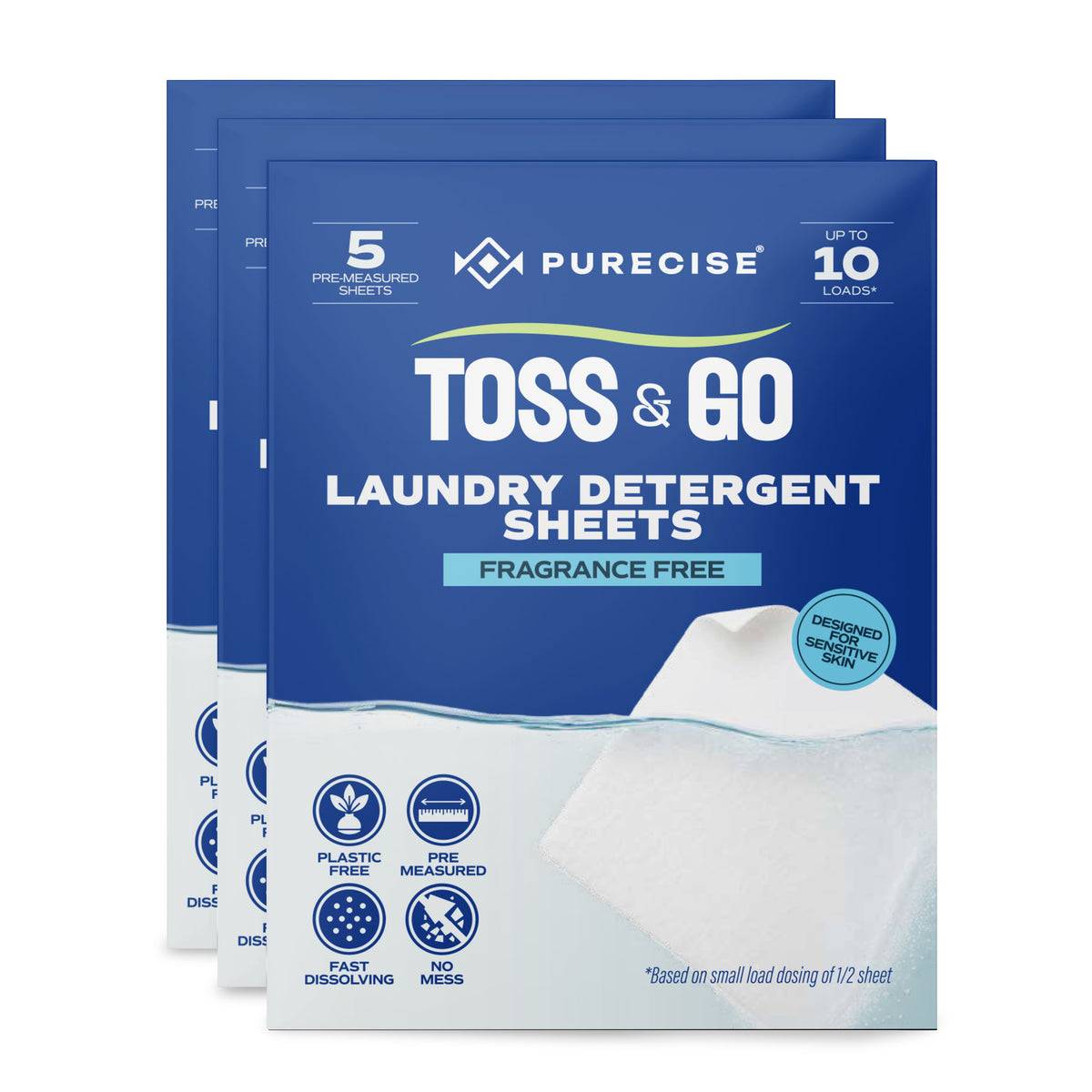 Laundry Detergent Sheets Envelopes