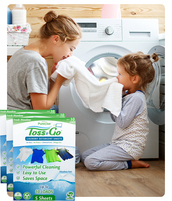 Toss & Go Laundry comes out fresh and clean 